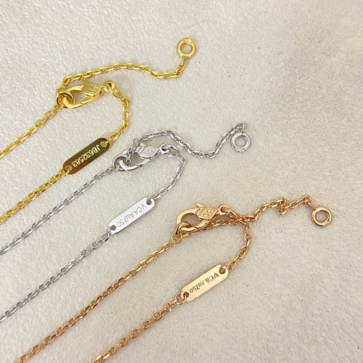 [⭐Mova]NEW 15MM PURPLE SAND-GOLD FOUR-LEAF CLOVER NECKLACE