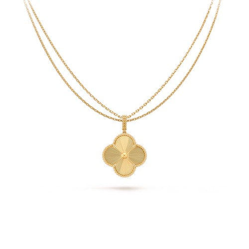 [⭐Mova]CLOVER 25MM PEDANT NECKLACE GOLD