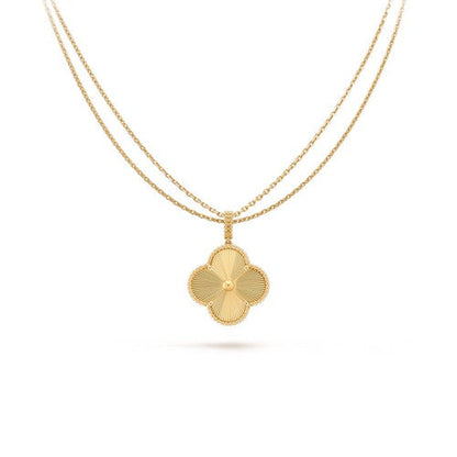 [⭐Mova]CLOVER 25MM PEDANT NECKLACE GOLD