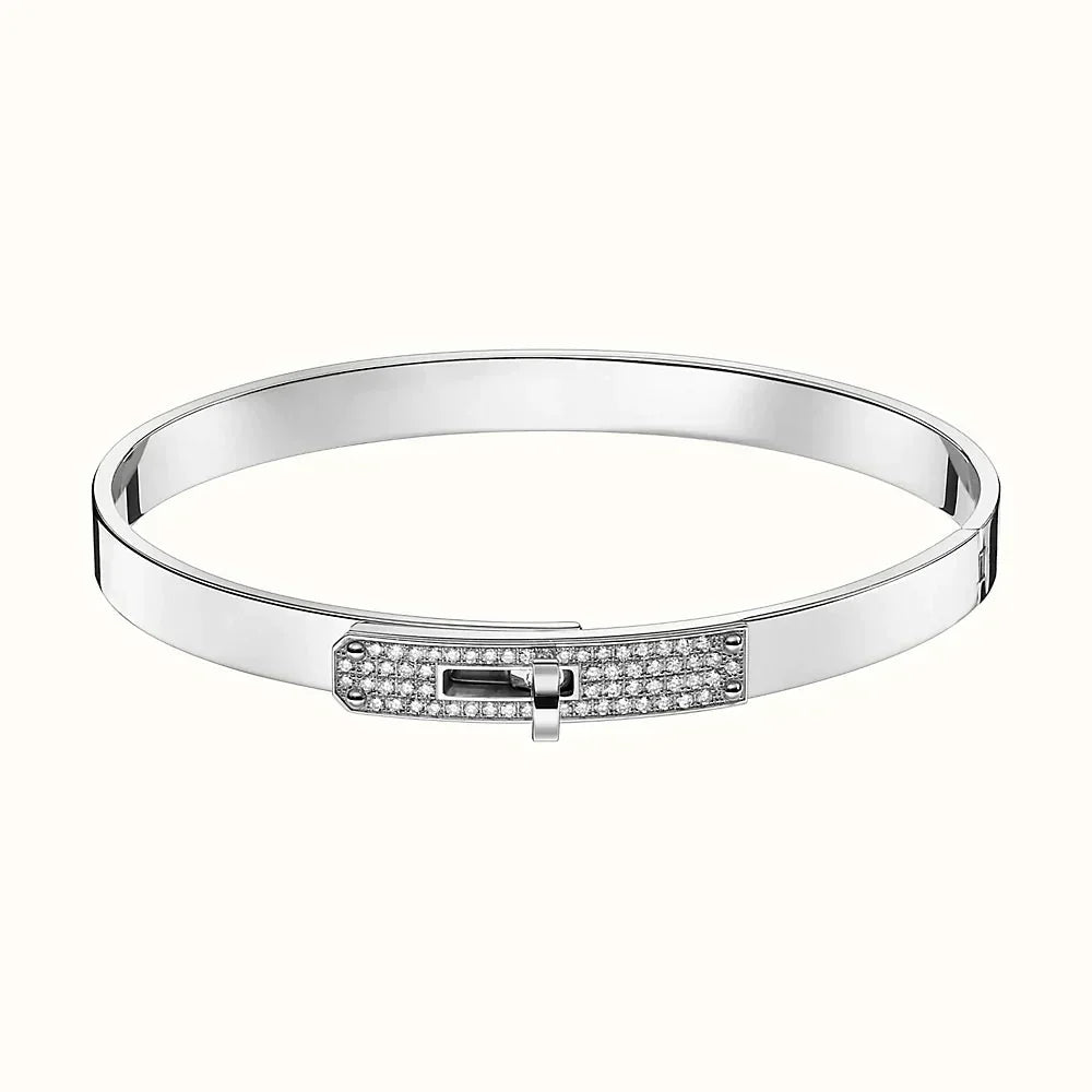 [⭐Mova]KELLY SILVER DIAMOND BRACELET