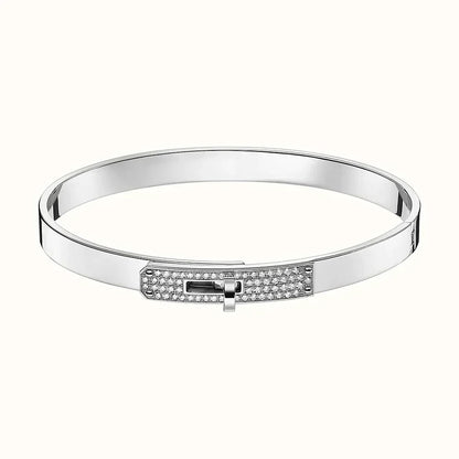 [⭐Mova]KELLY SILVER DIAMOND BRACELET