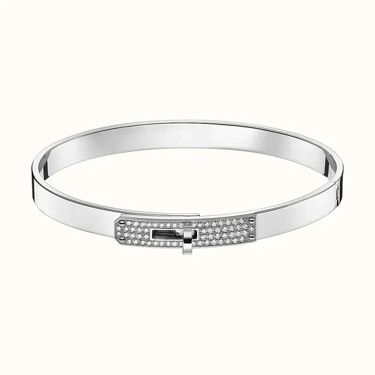[⭐Mova]KELLY SILVER DIAMOND BRACELET