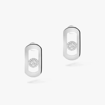 [⭐Mova]So Move Diamond Earrings in Yellow Gold