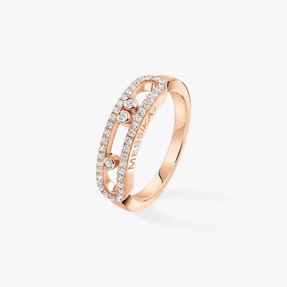 [⭐Mova] Baby Move Gold Diamond Pave_ Ring