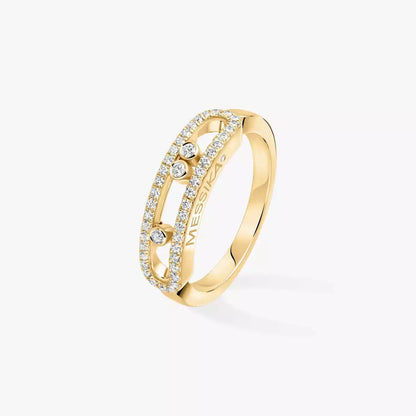 [⭐Mova] Baby Move Gold Diamond Pave_ Ring