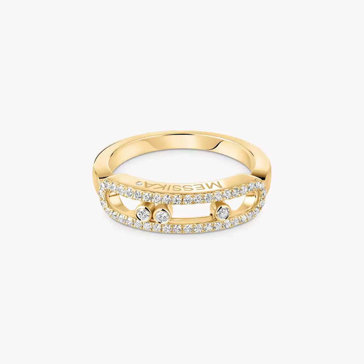 [⭐Mova] Baby Move Gold Diamond Pave_ Ring