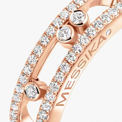 [⭐Mova] Baby Move Gold Diamond Pave_ Ring