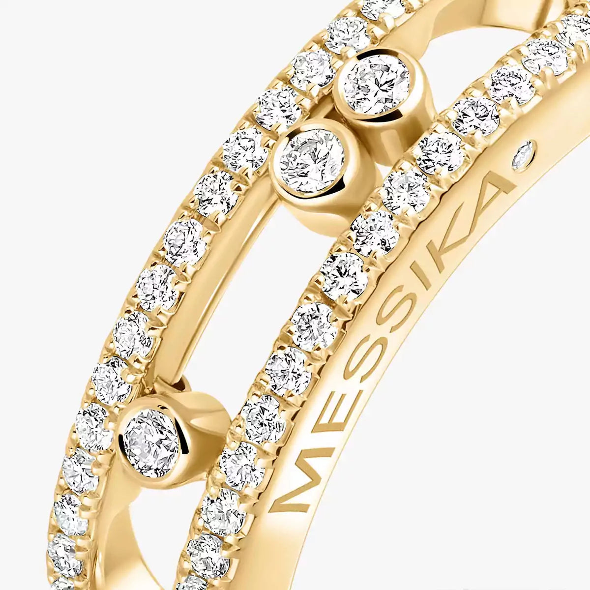 [⭐Mova] Baby Move Gold Diamond Pave_ Ring