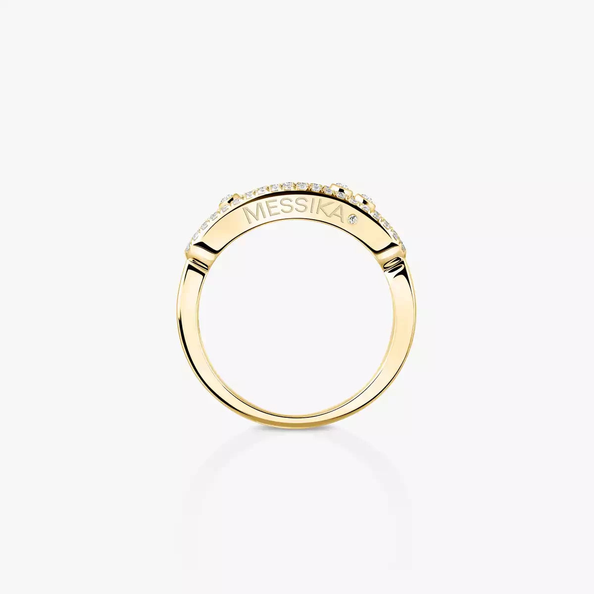 [⭐Mova] Baby Move Gold Diamond Pave_ Ring