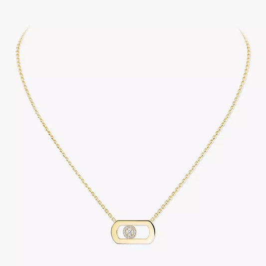 [⭐Mova]So Move Diamond Necklace in Gold
