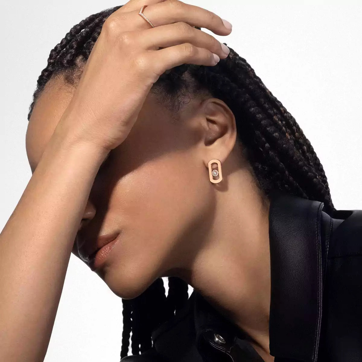 [⭐Mova]So Move Diamond Earrings in Yellow Gold