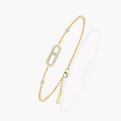 [⭐Mova]Move Uno Diamond Bracelet