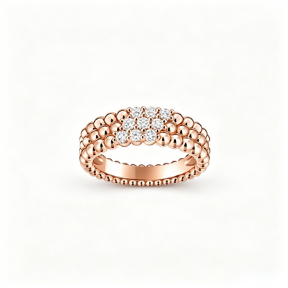 [⭐Mova] THREE-ROW DIAMOND RING