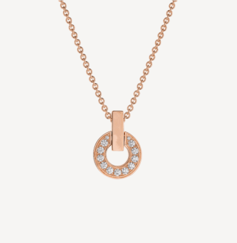 [⭐Mova]GARI NECKLACE PINK GOLD DIAMOND