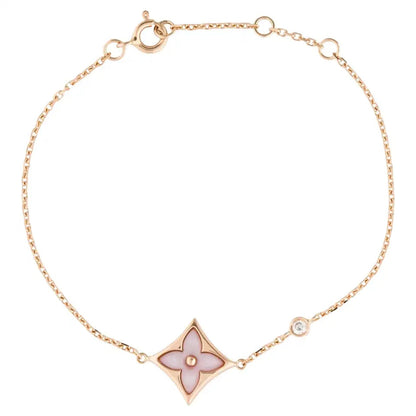 [⭐Mova]STAR 1 DIAMOND PINK GOLD BRACELET