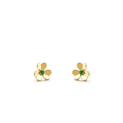 [⭐Mova]FRIVOLE  FLOWER MALACHITE EARRINGS