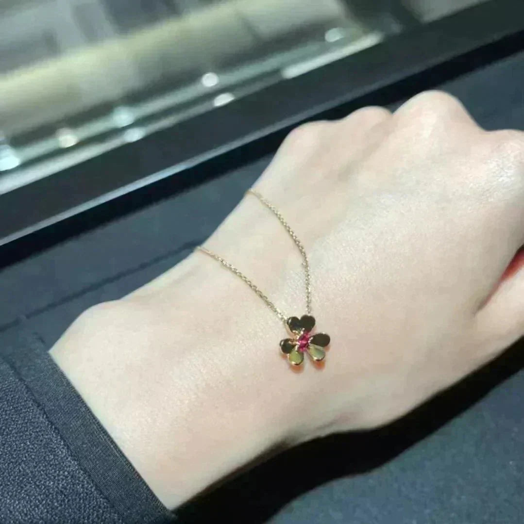 [⭐Mova]FRIVOLE GOLD FLOWER NECKLACE