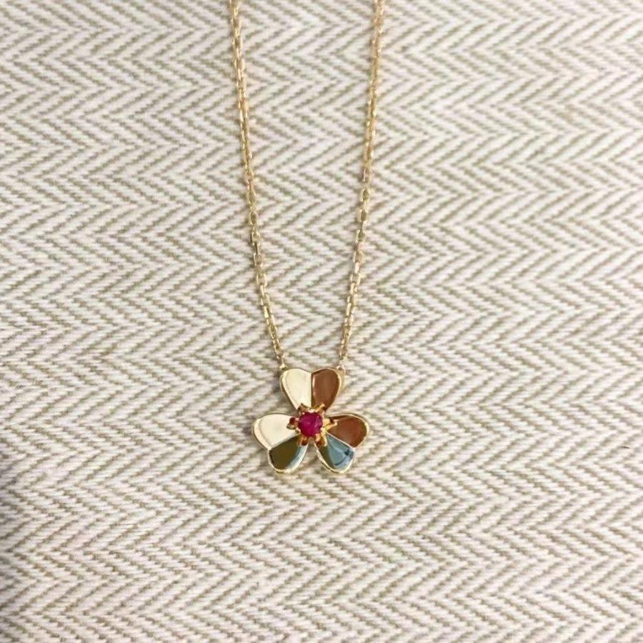[⭐Mova]FRIVOLE GOLD FLOWER NECKLACE