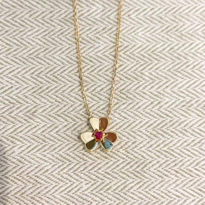 [⭐Mova]FRIVOLE GOLD FLOWER NECKLACE