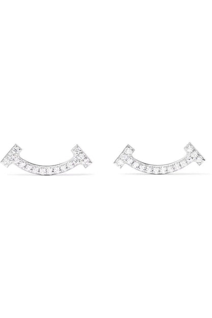 [⭐Mova Jewels]SMILE DIAMOND EARRINGS