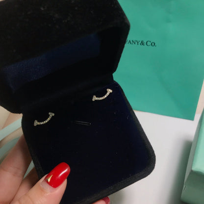 [⭐Mova Jewels]SMILE DIAMOND EARRINGS