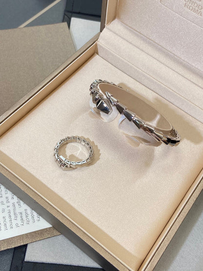 [⭐Mova]SERPENTI VIPER SILVER BRACELET