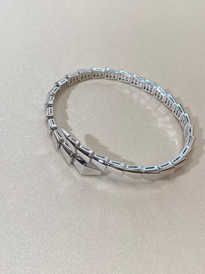 [⭐Mova]SERPENTI VIPER SILVER BRACELET