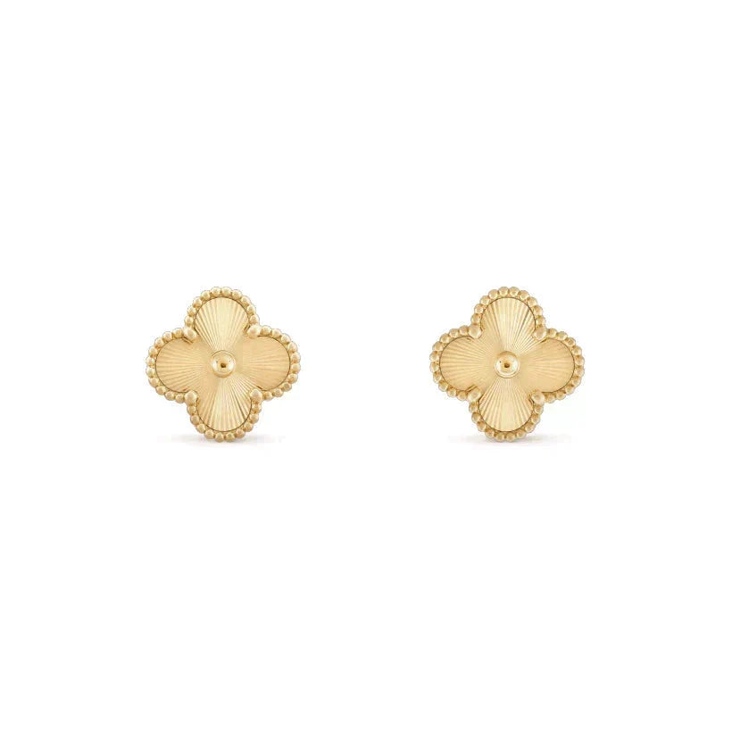[⭐Mova]CLOVER MEDIUM 1 MOTIFS LASER EARRINGS